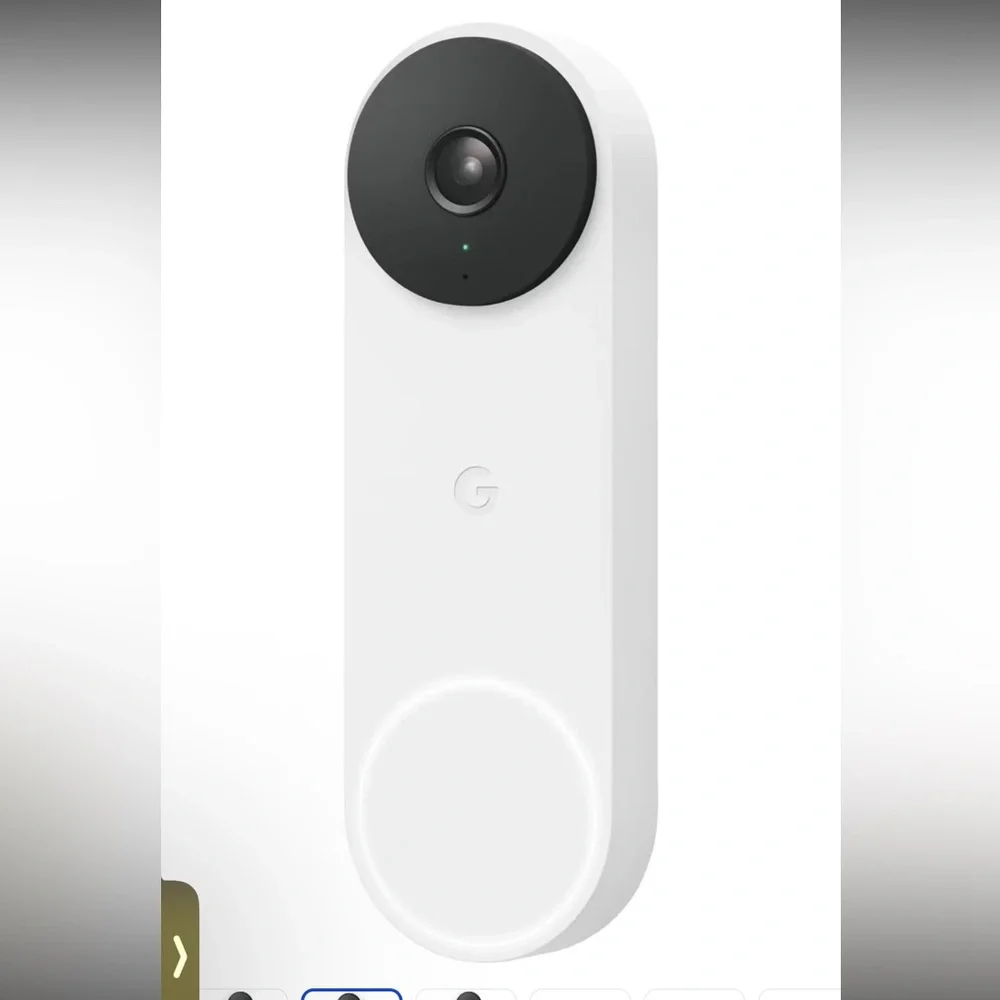 NIB Google Nest Smart Doorbell in White and Black 2 generation